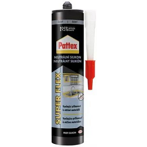 PATTEX Neutrálny silikón, šedý, 280 ml PATTEX Neutrálny silikón, šedý, 280 ml