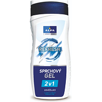 Alpa Sport Star Refresh 2v1 osviežujúci sprchový a vlasový gél s vôňou mentolu 300 ml