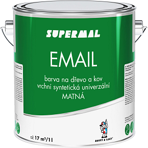 Supermal Email S2013 0100 biely mat, 2,5 l