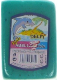 Abella Kids Delfi kúpeľová špongia 11 x 7 x 4 cm rôzne farby 1 kus