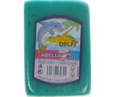 Abella Kids Delfi kúpeľová špongia 11 x 7 x 4 cm rôzne farby 1 kus