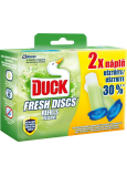 Duck Fresh Discs Limetka WC gél pre hygienickú čistotu a sviežosť Vašej toalety náhradná náplň 2x36 ml