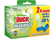 Duck Fresh Discs Limetka WC gél pre hygienickú čistotu a sviežosť Vašej toalety náhradná náplň 2x36 ml