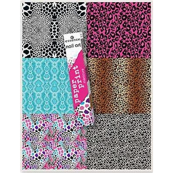Essence Nail Art Paper Print papierový potlač na nechty 02 My Wild Side 1 kus