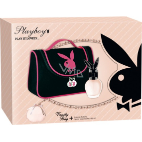 Playboy Play It Lovely toaletná voda 50 ml + toaletná taška, darčeková sada