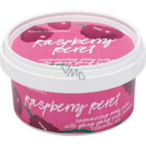 Bomb Cosmetics Trblietavá malina - Raspberry Beret Prírodné telové maslo ručne vyrobené 210 ml