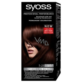 Syoss Professional farba na vlasy 3-28 Tmavá čokoláda