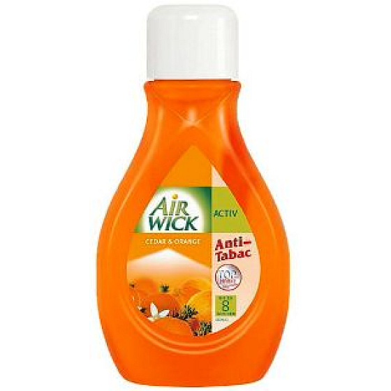 Air Wick AirFresh Céder & Pomaranč 2v1 s knôtom tekutý osviežovač vzduchu 375 ml