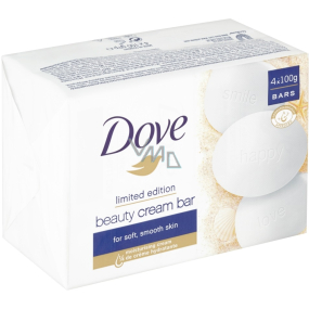 Dove Beauty Cream Bar krémové toaletné mydlo 4 x 100 g