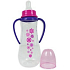First Steps Stars 0+ dojčenská fľaša ružová s 2 úchopy 250 ml