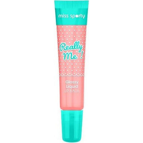 Miss Sporty Really Me! Glossy Liquid Lip Balm balzam na pery 004 Really Coral 10,5 ml