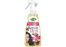 Bione Cosmetics Keratín & Kofeín bezoplachový kondicionér pre všetky typy vlasov sprej 260 ml