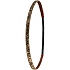 Ivybands Protišmyková čelenka do vlasov hnedá s glitrami, unisex, 1 cm