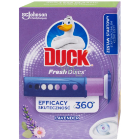 Duck Fresh Discs Levanduľa WC gél pre hygienickú čistotu a sviežosť Vašej toalety 36 ml