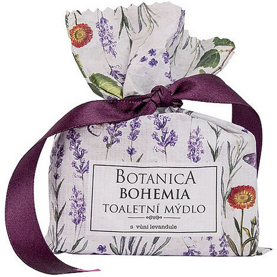Bohemia Gifts Botanica Levanduľa ručne vyrábané toaletné mydlo 100 g