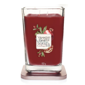 Yankee Candle Holiday Pomegranate - Sviatočné granátové jablko sójová vonná sviečka Elevation veľká sklo 2 knôty 553 g