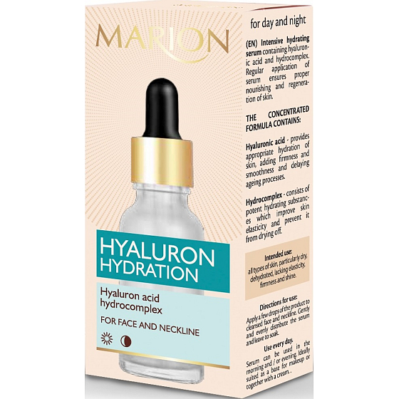 Marion Hyaluron Hydration Serum hydratačné pleťové sérum s kyselinou hyalurónovou 20 ml