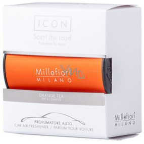 Millefiori Milano Icon Orange Tea - Pomarančový čaj vône do auta Classic oranžová vonia až 2 mesiace 47 g