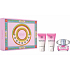 Versace Bright Crystal toaletná voda pre ženy 50 ml + telové mlieko 50 ml + sprchový gél 50 ml, darčeková sada