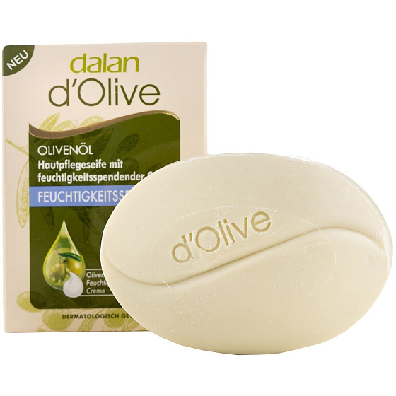 Dalan d Olive hydratačné toaletné mydlo s olivovým olejom 100 g
