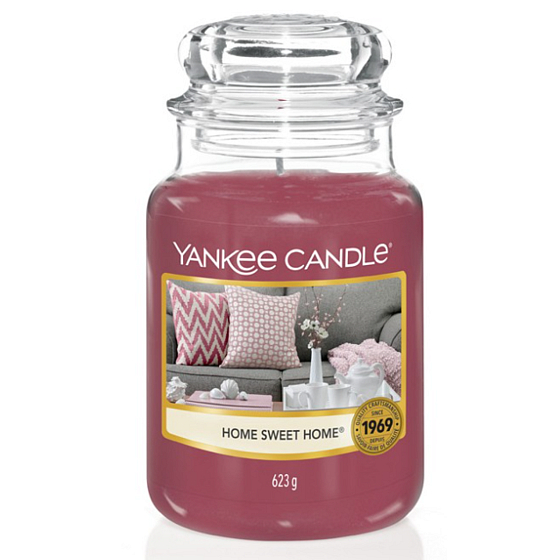 Yankee Candle Home Sweet Home - Ó sladký domov vonná sviečka Classic veľká sklo 625 g Christmas 2020