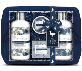 Baylis & Harding Cotswold flowers prací gél 300 ml + sprchový krém 300 ml + mydlo 150 g + kryštály do kúpeľa 100 g + košík, kozmetická sada pre ženy