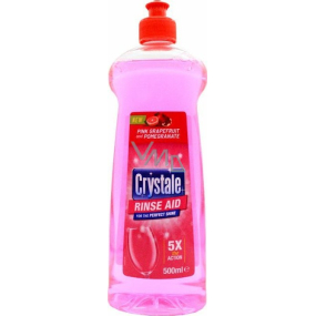 Crystale Rinse Aid Pink Grapefruit & Pomegranate Leštidlo do umývačky riadu 500 ml