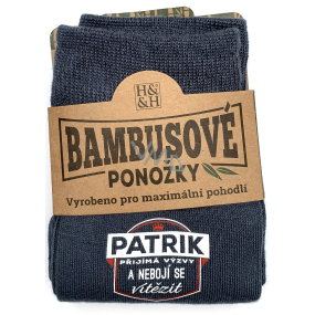 Albi Bambusové ponožky Patrik, veľkosť 39 - 46