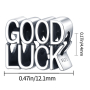 Prívesok zo striebra 925 Good Luck - Korálik šťastia na náramku so symbolom
