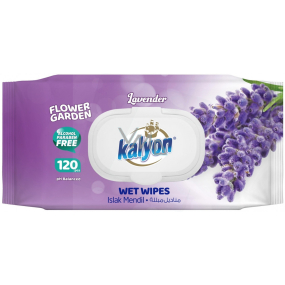 Kalyon Lavender - Levanduľové vlhčené obrúsky 120 ks