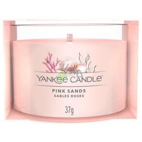 Yankee Candle Pink Sands - Ružové piesky - vonná sviečka vo vákuovom skle 37 g