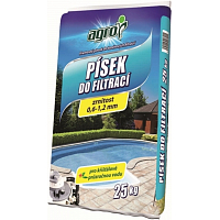Agro kremenný piesok pre pieskové filtrácie, 0,6 až 1,2 mm, 25 kg