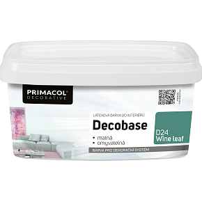 Primacol Decorative Decobase umývateľná maliarska farba, D24 Wine Leaf, 1 l