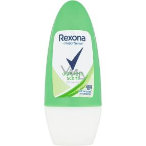 Rexona Aloe Vera guličkový antiperspirant dezodorant roll-on pre ženy 50 ml