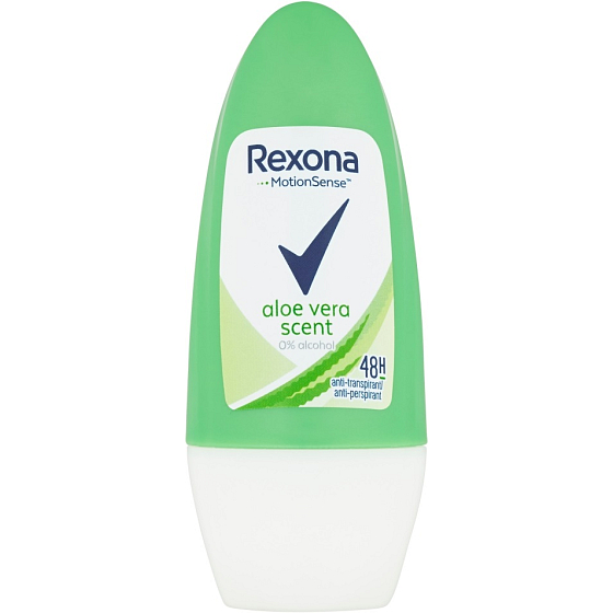 Rexona Aloe Vera guličkový antiperspirant dezodorant roll-on pre ženy 50 ml