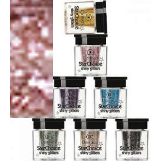 Dermacol Star Choice Shiny Glitters Trblietky na oči Odtieň 3 ružová 2 g