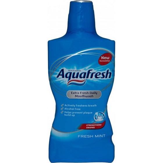 Aquafresh Fresh & Mint ústna voda 500 ml