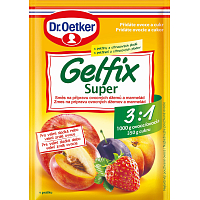Dr. Oetker Gelfix Super zmes na prípravu ovocných džemov a marmelád 3: 1 25 g