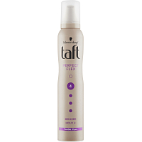 Taft Perfect Flex, penové tužidlo na vlasy ultra silne tužiace, sila fixácie 4, 200 ml