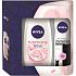 Nivea Visible Rose antiperspirant sprej 150 ml + Harmony Time sprchový gél 250 ml pre ženy kozmetická sada