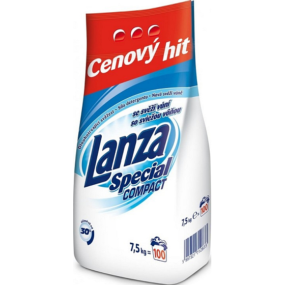 Lanza Special Compact prací prášok na farebnú bielizeň 100 dávok 7,5 kg