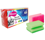 Niteola Grip Scrub Sponge Ultra tvarovaná hubka na riad 9 x 7 x 4,5 cm 4 kusy