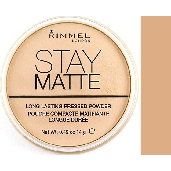 Rimmel London Stay Matte Powder púder 006 Warm Beige 14 g