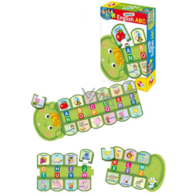 Vzdelávacia hra Baby Genius Anglická abeceda s obrázkami 30 dielikov, odporúčaný vek 3+