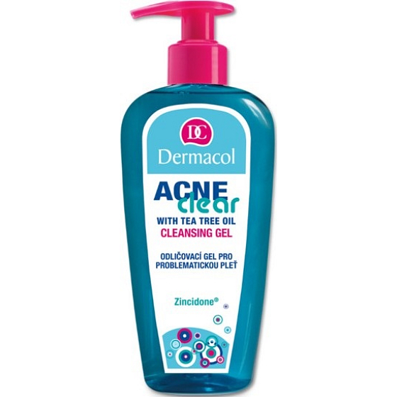 Dermacol Acneclear Cleansing Gel odličovací gél pre problematickú pleť 200 ml