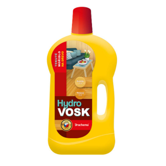 Druchema Hydrovosk tmavý dub tekuté moridlo Vosková emulzia na morenie dreva a podláh 1 l