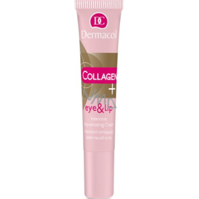 Dermacol Collagen Plus Intensive Rejuvenating intenzívny omladzujúci krém na oči a pery 15 ml