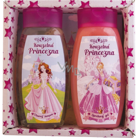 Bohemia Gifts Kids Princezné sprchový gél 250 ml + šampón na vlasy 250 ml, kozmetická sada