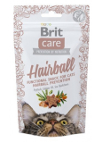 Brit Care Cat Snack Hairball Kacgna maškrtu polomäkké doplnkové krmivo 50 g