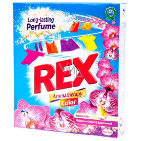 Rex Malaysan Orchid & Sandalwood Aromatherapy Color prášok na pranie farebnej bielizne 4 dávky 260 g